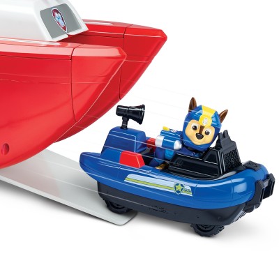 Paw Patrol Sea Patrol &#45; Sea Patroller Transforming Vehicle with Lights and Sounds   564301446